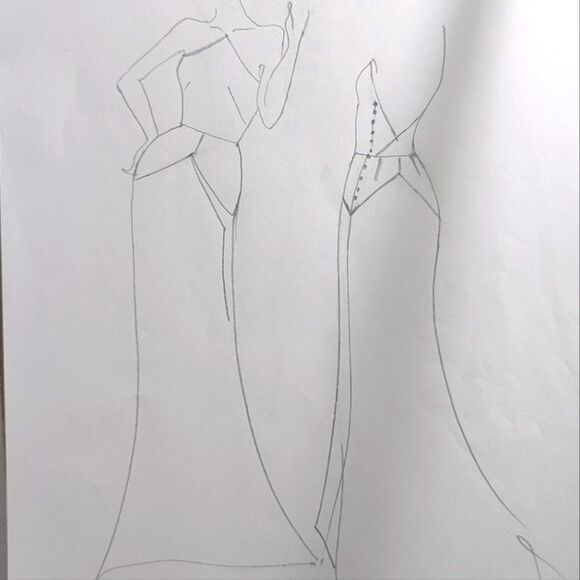 Custom Vintage Wedding Dress Re-design/Restoration - Picture 7 of 7